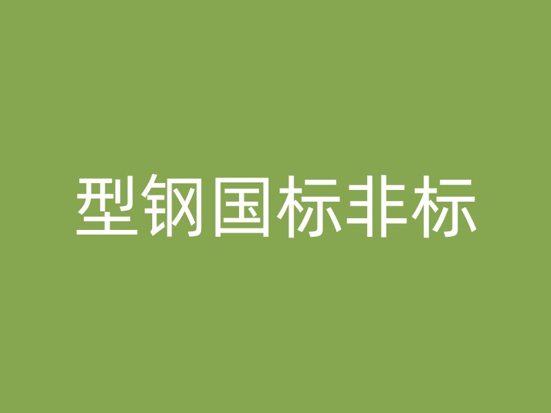 型鋼國標(biāo)非標(biāo)